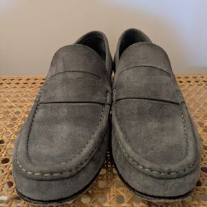 Women's Vera Wang Gray Suede Loafers